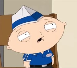 Burger town Stewie Meme Template