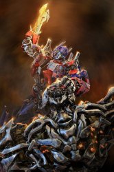 Optimus Prime vs Megatron Meme Template