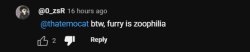 kid fr thinks that all furries are zoos Meme Template