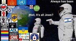 Always has been jews Meme Template