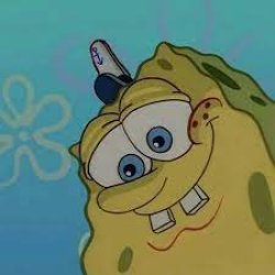 spongebob looking down Meme Template