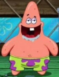 Drooling Patrick Meme Template