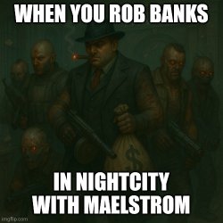 Capone bank robbery Meme Template