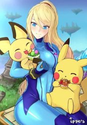 samus and her pets Meme Template