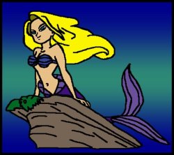android 18 as ariel Meme Template
