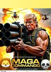 Trump Commando Meme Template