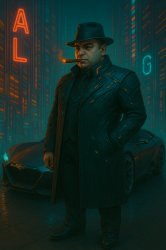 Cyberpunk Capone Meme Template
