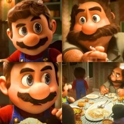Mario Bros Movie Meme Template