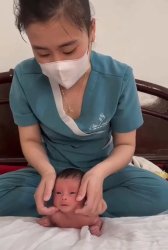 Nurse Sitting on Baby Meme Template