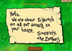 Pvz zombies letter Meme Template