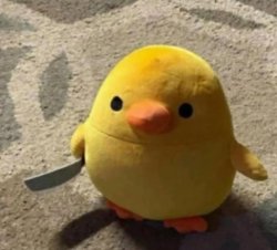 Duck with knife Meme Template
