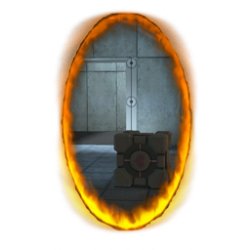Apature science orange portal Meme Template