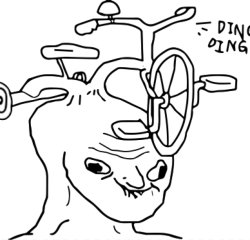 No brain Meme Template