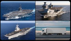 Aircraft Carriers Around the World incl. Ukraine Meme Template