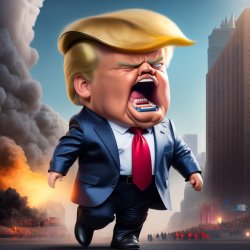 Donald Trump, the World's Oldest 8-Year-Old Meme Template