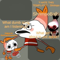 Shrimpo temp Meme Template