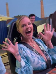 Crazy Blonde Lady Meme Template