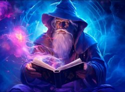 Wizard man Meme Template