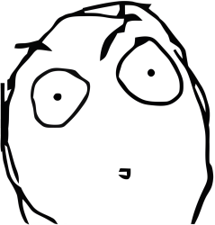 Surprised derp Meme Template