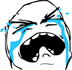 Crying derp Meme Template