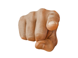 Finger pointing YOU Meme Template