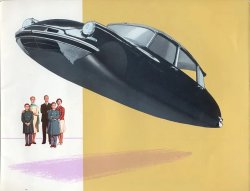 Retro Future Prediction Flying Car Meme Template