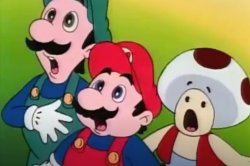 Mario, Luigi, Toad - Shocked Meme Template