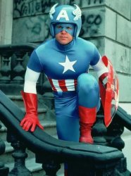 Reb Brown REAL Captain America Meme Template