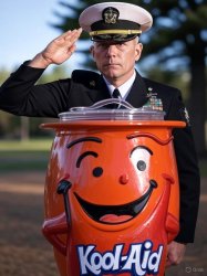 Navy officer kool aid stand Meme Template