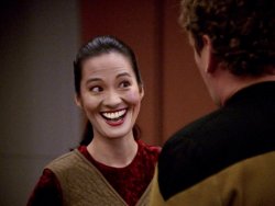 Keiko Smiling Meme Template