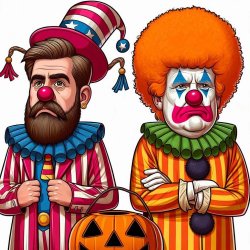 Clown Trump Vance Ukraine Meme Template