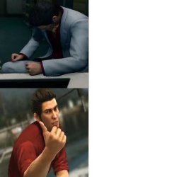 Kiryu drake meme Meme Template