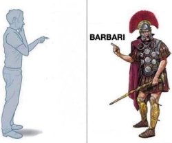 Barbari Meme Template