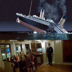 Titanic - Down with the ship Meme Template