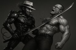 RaidenAlcapone vs Armstrong Meme Template