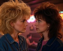 80's stare Meme Template