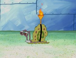 sponge bob old snail meme Meme Template