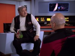 TNG Scotty Picard holodeck Meme Template