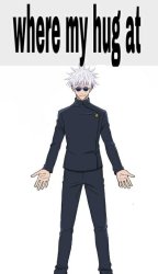 where my hug at Meme Template