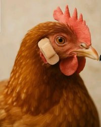 A first: flying teleprompter fragments injuring a chicken Meme Template
