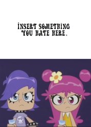 aoi and yumi hates who Meme Template