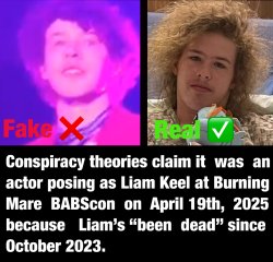 Conspiracy theories claim it was an actor posing as Liam Keel Meme Template