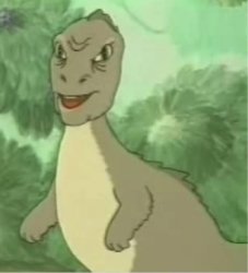 Astonished dinosaur Meme Template