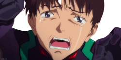 shinji crying Meme Template