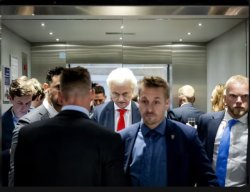 Geert wilders looking scary Meme Template