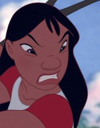 Angry Nani Pelekai (Expression Meme) Meme Template