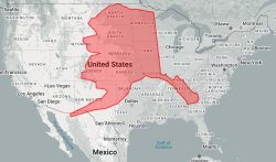 Alaska is bigger than the lower 48 Meme Template