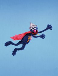 Super Grover Birthday Meme Template