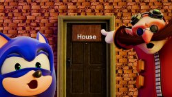 Sonic and Eggman Wojak meme Meme Template