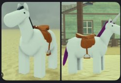 unicorn and white horse comparison Meme Template